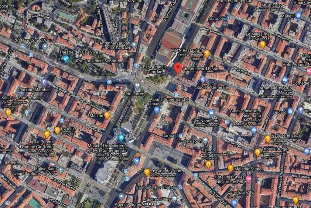 Garibaldi 3 Chambres 6 Couchages, Easy Check-In Nice Dış mekan fotoğraf
